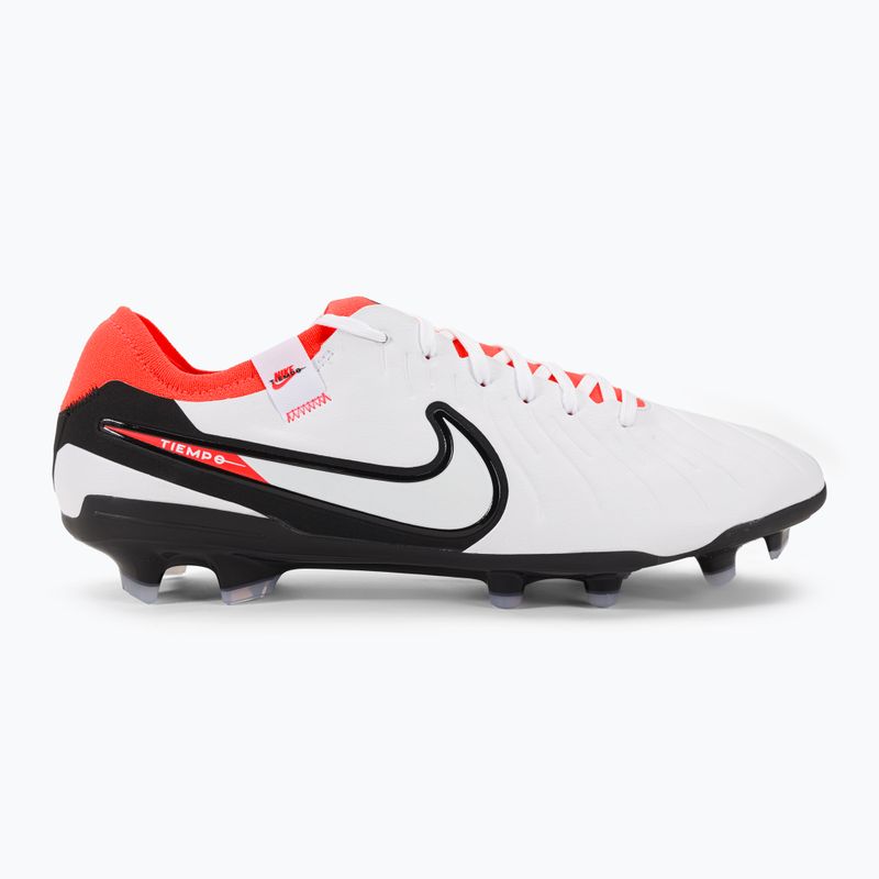 Focicipő Nike Tiempo Legend 10 Pro FG white/black/bright crimson 2