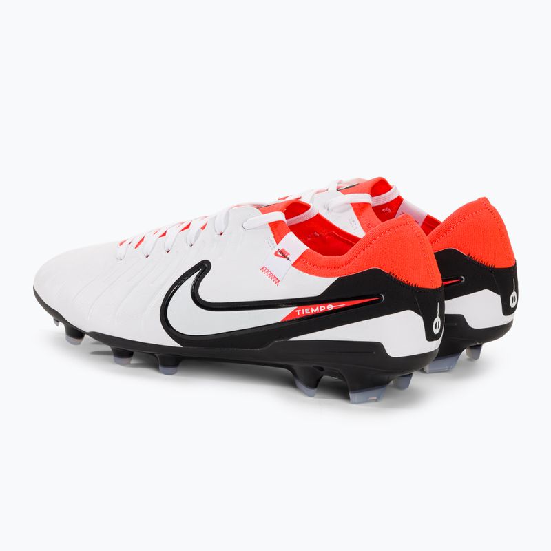 Focicipő Nike Tiempo Legend 10 Pro FG white/black/bright crimson 3