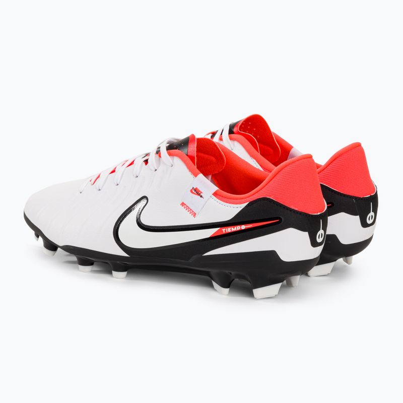 Focicipő Nike Tiempo Legend 10 Academy MG white/black/bright crimson 3