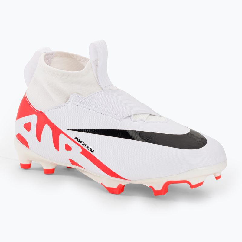 Gyermek futballcipő Nike JR Zoom Mercurial Superfly 9 Academy FG/MG bíbor/fekete/fehér