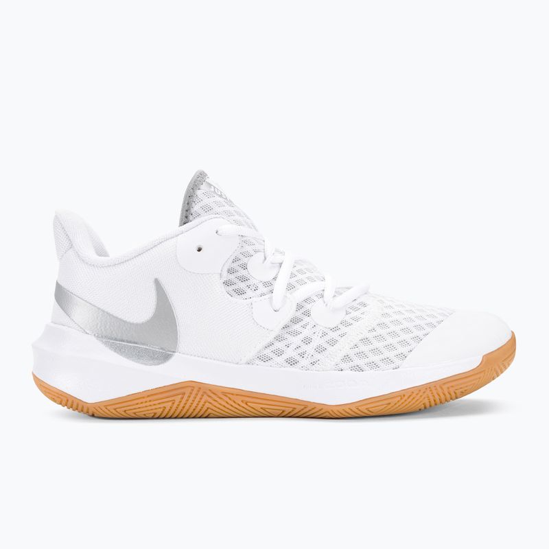 Nike Zoom Hyperspeed Court SE fehér/metál ezüst gumis röplabdacipő 2