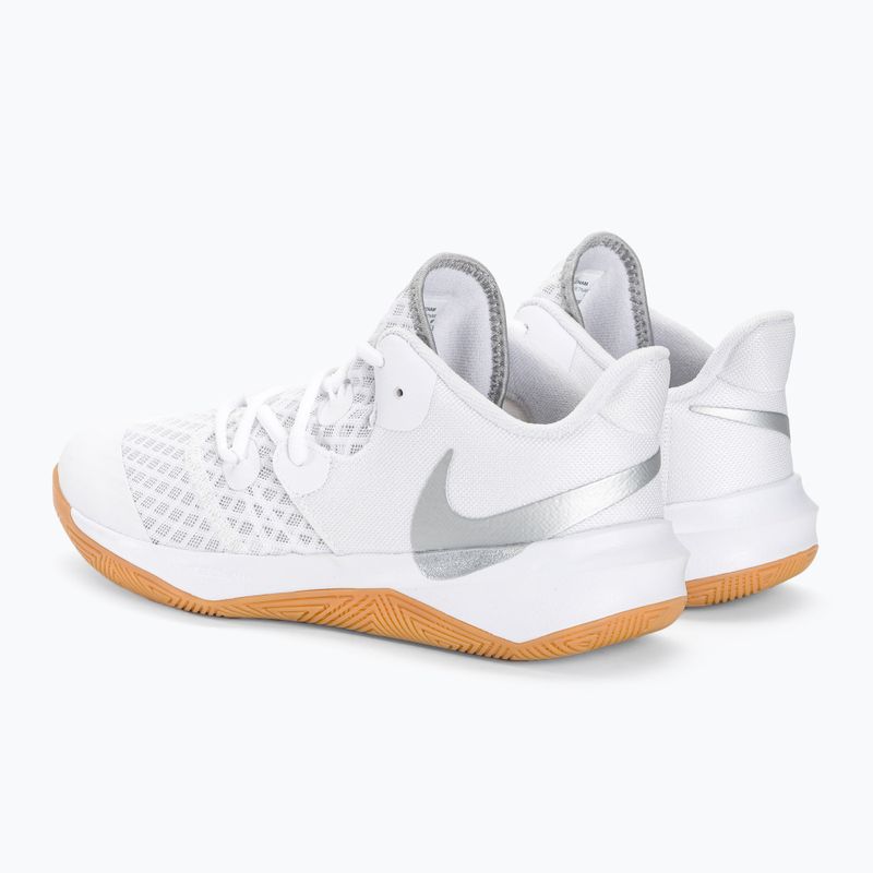 Nike Zoom Hyperspeed Court SE fehér/metál ezüst gumis röplabdacipő 3