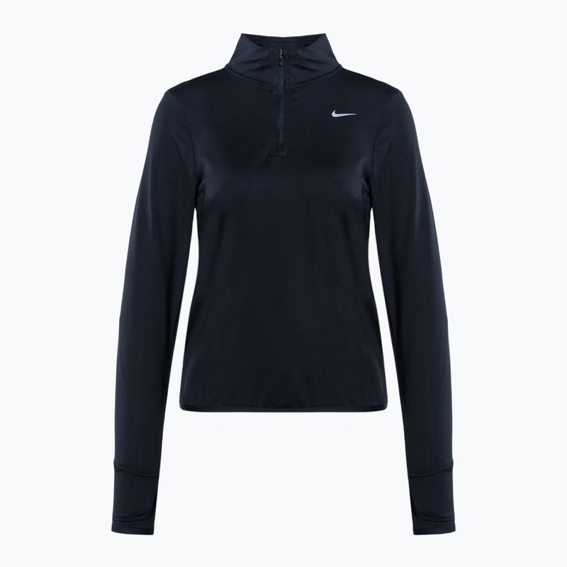 Női Nike Swift Element UV 1/4-Zip hosszú ujjú futócipő fekete 6