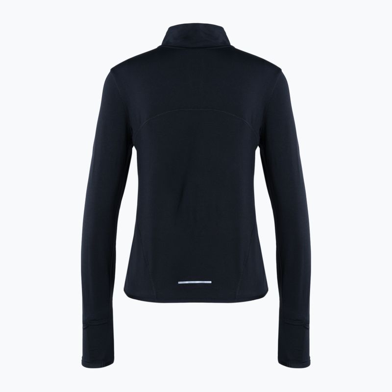 Női Nike Swift Element UV 1/4-Zip hosszú ujjú futócipő fekete 7