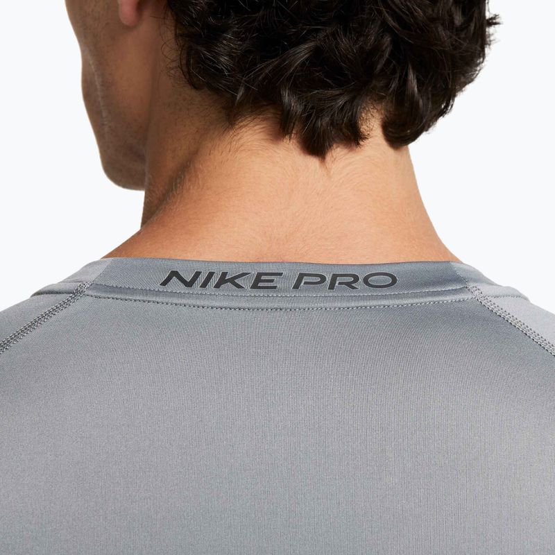 Férfi hosszú ujjú edzőfelső Nike Pro Dri-Fit Tight Fitness smoke grey/black 5