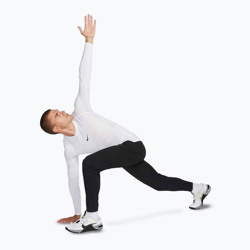 Férfi hosszú ujjú edzőfelső Nike Pro Dri-Fit Tight Fitness white/black 2