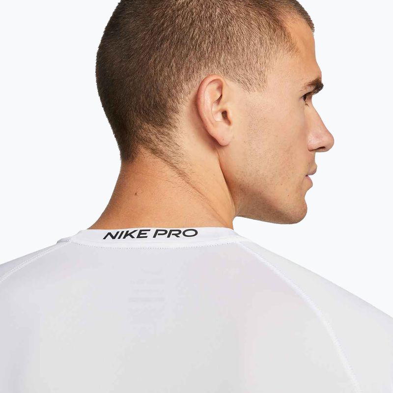 Férfi hosszú ujjú edzőfelső Nike Pro Dri-Fit Tight Fitness white/black 5