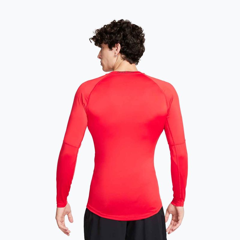 Férfi hosszú ujjú edzőfelső Nike Pro Dri-Fit Tight Fitness university red/black 3