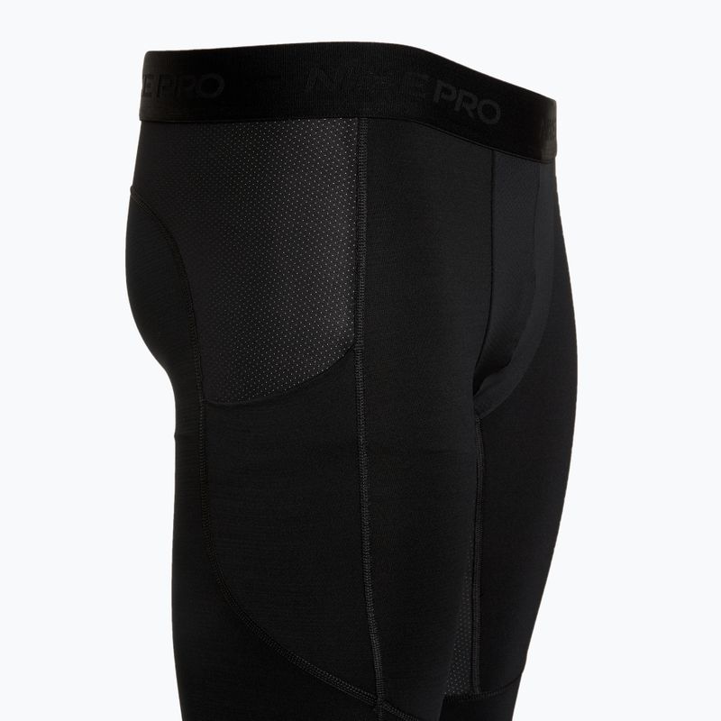 Férfi sportleggings Nike Pro Warm black/white 3