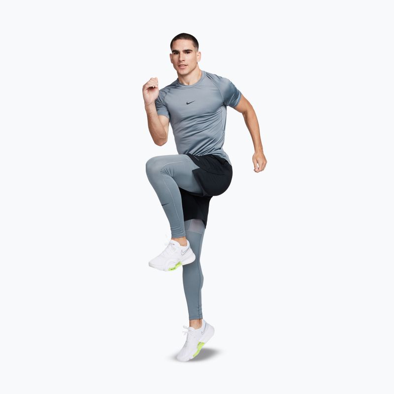 Férfi leggingsek Nike Pro Warm smoke grey/black 2