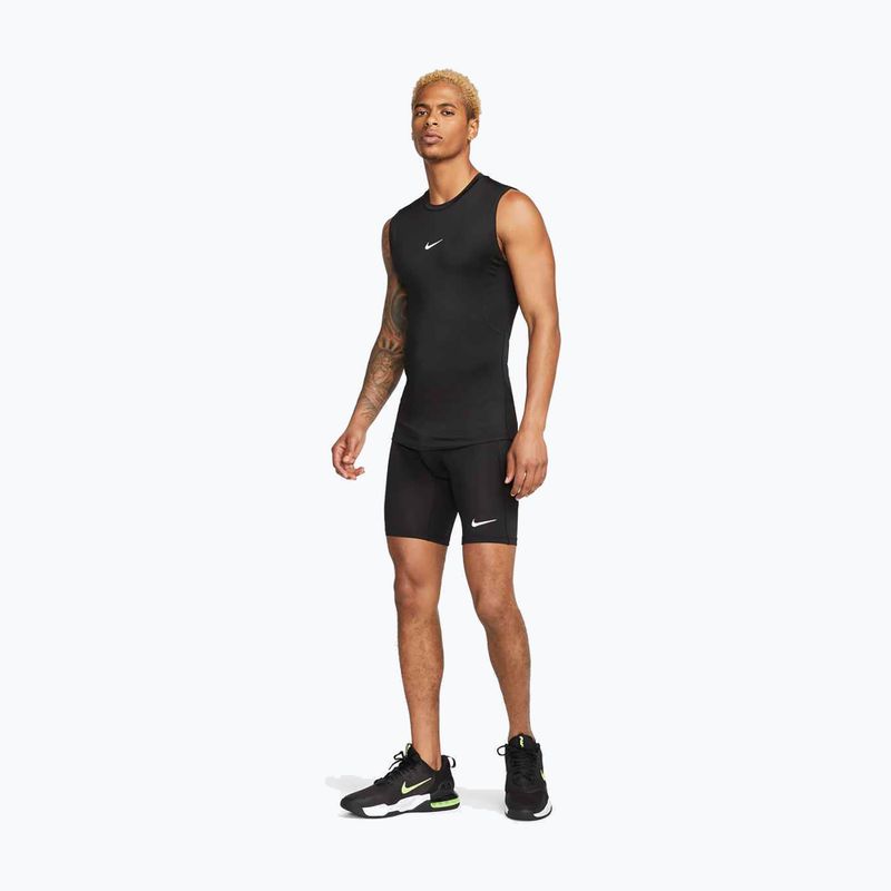 Férfi edző rövidnadrágok Nike Pro Dri-Fit Fitness Long black/white 2