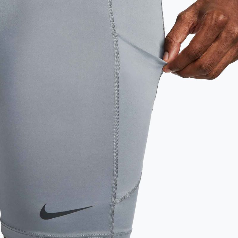 Férfi edző rövidnadrág Nike Pro Dri-Fit Fitness Long smoke grey/black 6
