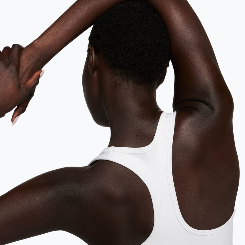 Sportmelltartó Nike Swoosh Medium Support white/stone mauve/black 4