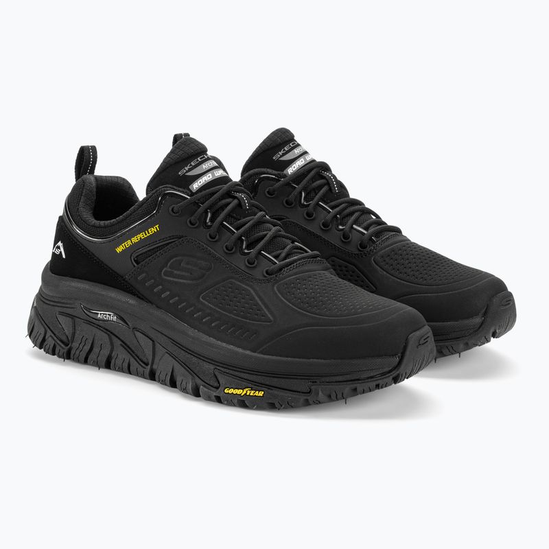 Férfi trekking cipő SKECHERS Arch Fit Road Walker Recon fekete 4