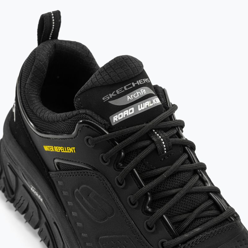 Férfi trekking cipő SKECHERS Arch Fit Road Walker Recon fekete 8