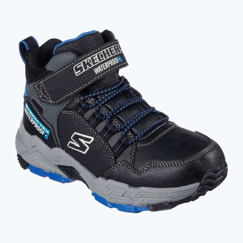 SKECHERS gyerek túracipő Drollix Venture Rush fekete/royal 7