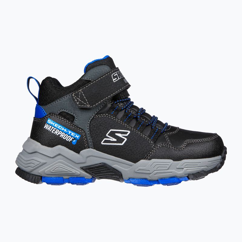 SKECHERS gyerek túracipő Drollix Venture Rush fekete/royal 8