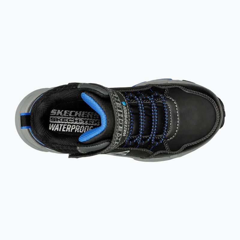 SKECHERS gyerek túracipő Drollix Venture Rush fekete/royal 11