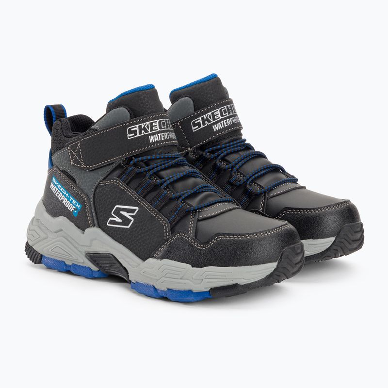 SKECHERS gyerek túracipő Drollix Venture Rush fekete/royal 4