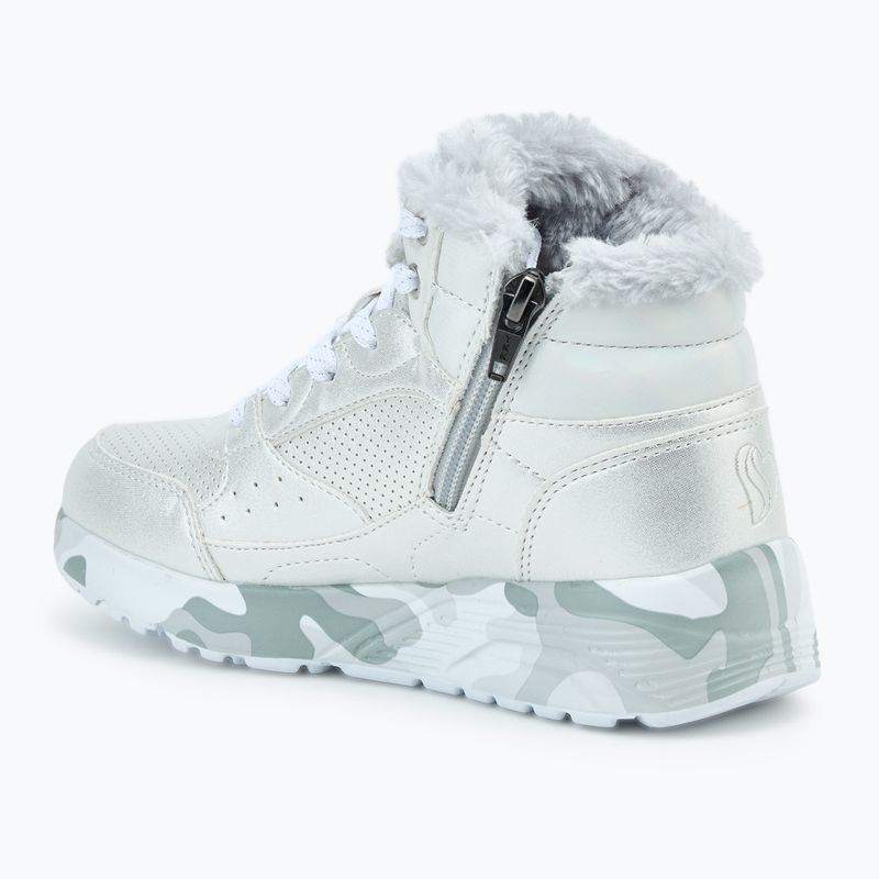 Gyerekcipő SKECHERS Uno Lite Camo Dazzle silver/grey 3