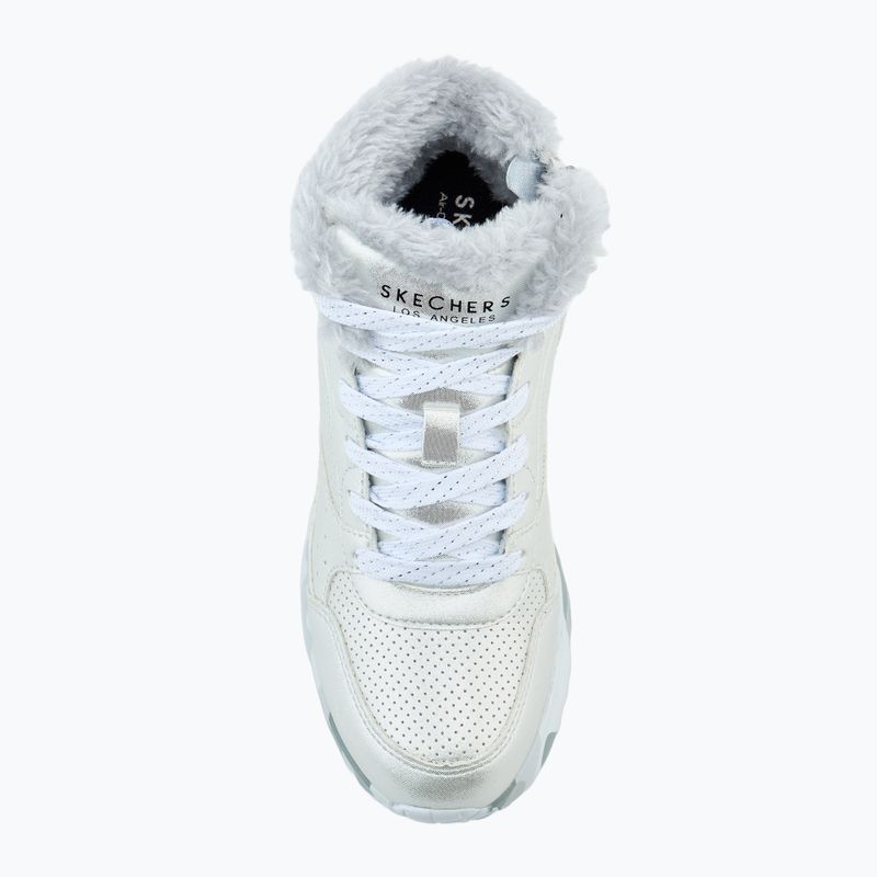 Gyerekcipő SKECHERS Uno Lite Camo Dazzle silver/grey 5