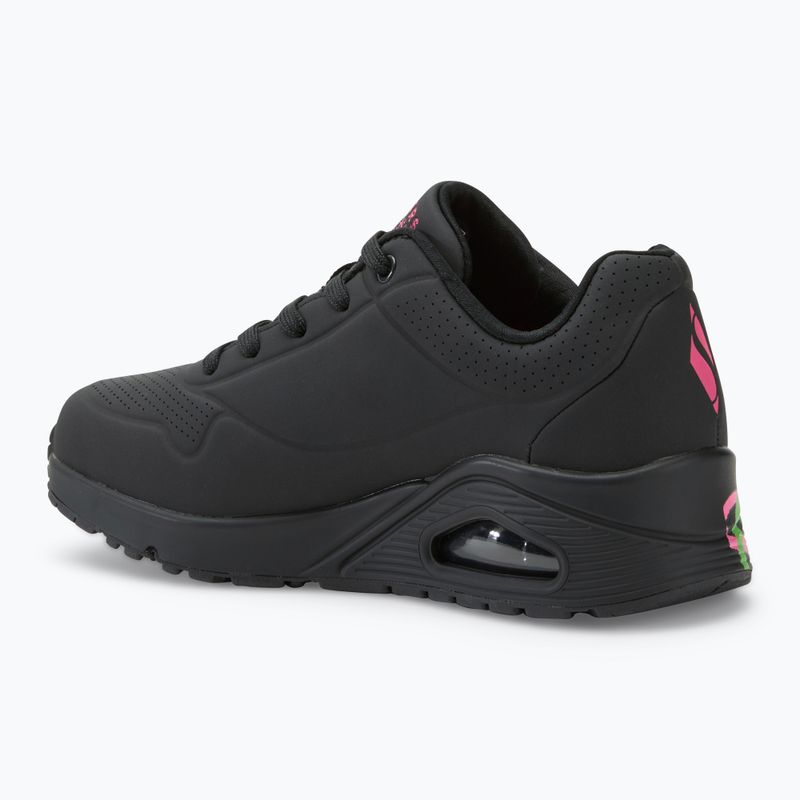 Női cipő SKECHERS JGoldcrown Uno Highlight Love black/multicolor 3