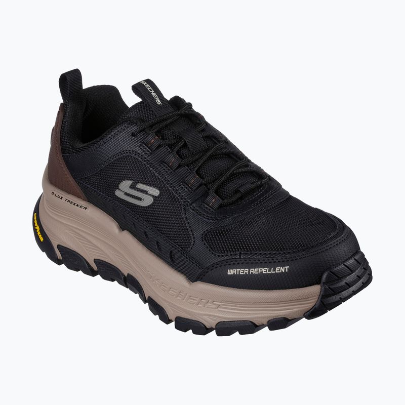 SKECHERS D'Lux Trekker férfi trekking cipő fekete/természetes 7