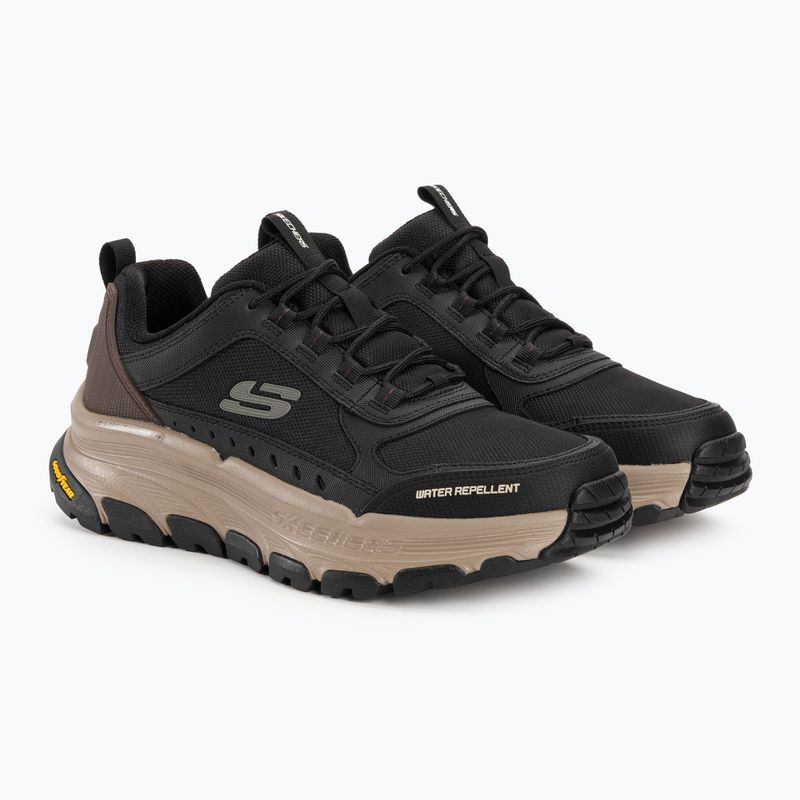 SKECHERS D'Lux Trekker férfi trekking cipő fekete/természetes 4