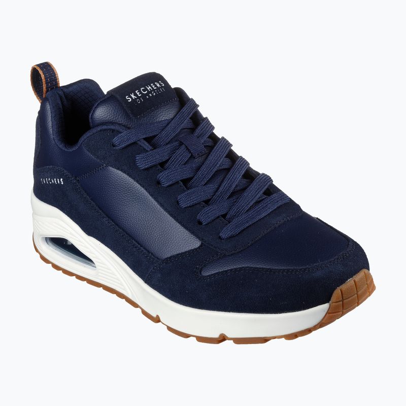 Férfi SKECHERS Uno Stacre navy cipő 8