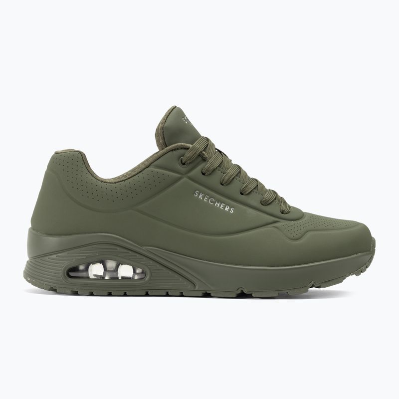 Férfi cipő SKECHERS Uno Stand On Air olive 3