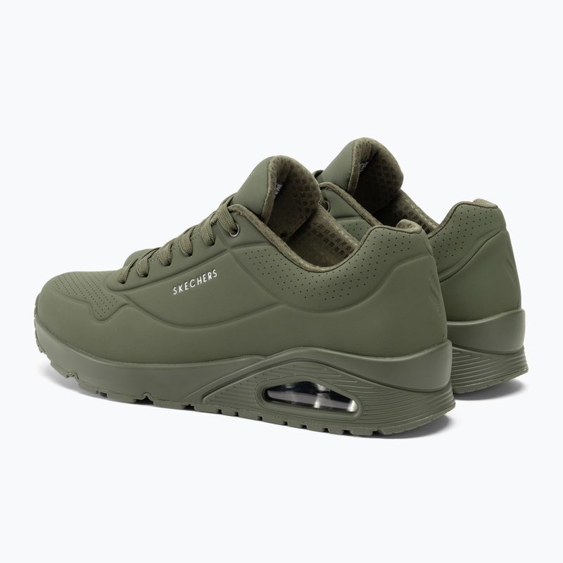 Férfi cipő SKECHERS Uno Stand On Air olive 4