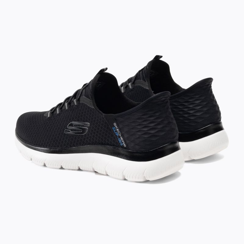 Férfi SKECHERS Slip-ins Summits High Range tornacipő fekete 3