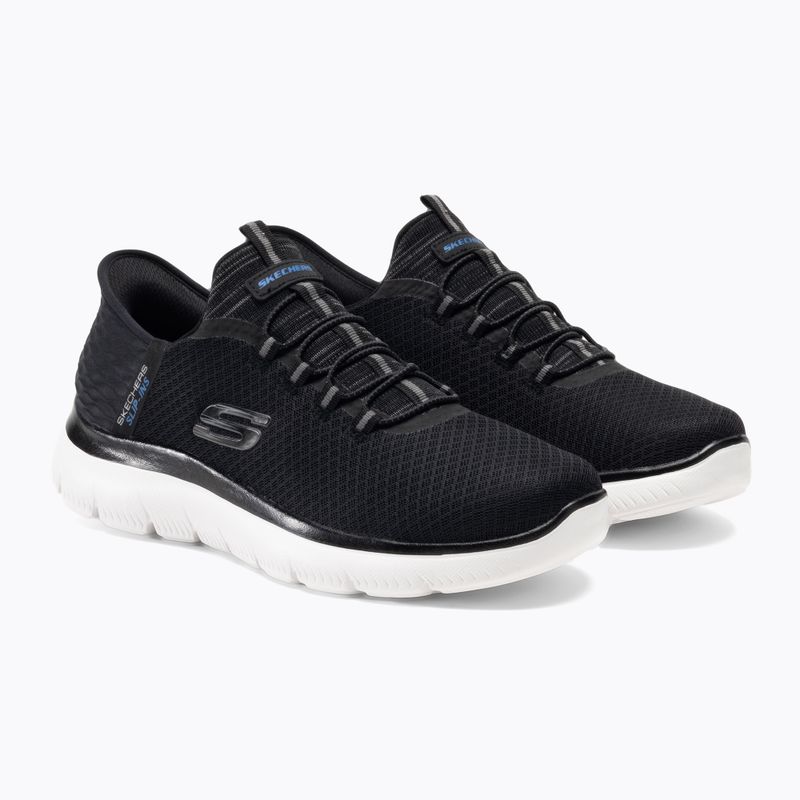 Férfi SKECHERS Slip-ins Summits High Range tornacipő fekete 4
