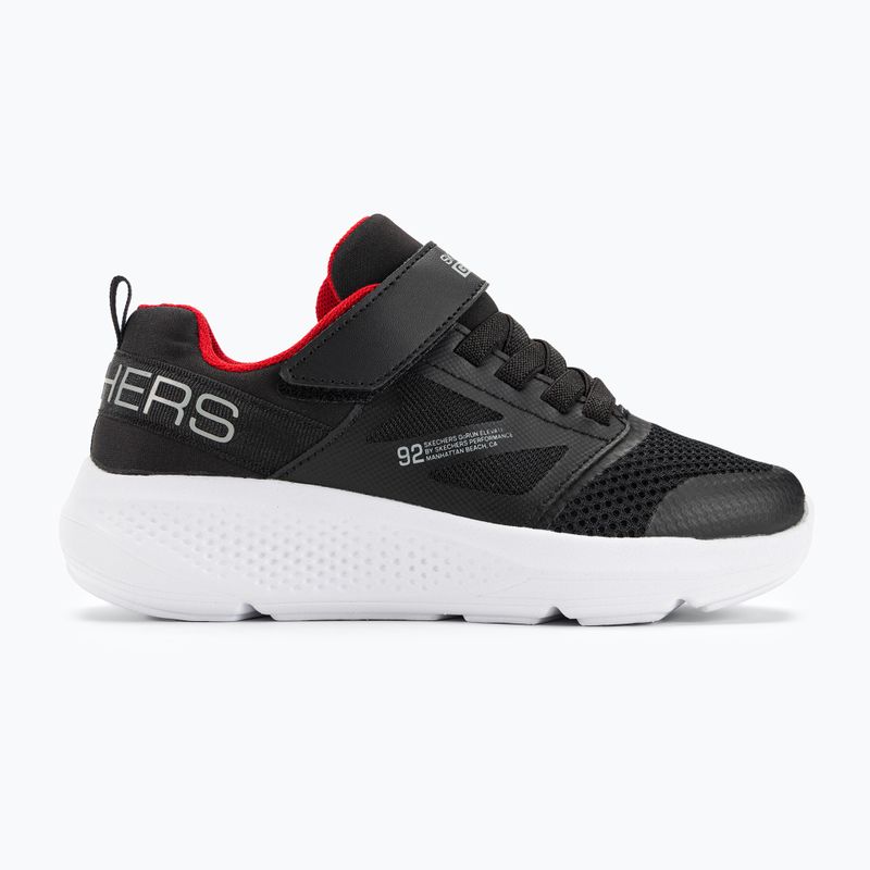 SKECHERS Go Run Elevate gyermek edzőcipő fekete/piros 2