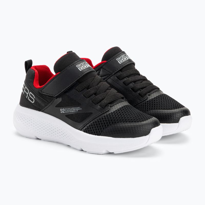 SKECHERS Go Run Elevate gyermek edzőcipő fekete/piros 4