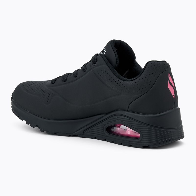 Női cipő SKECHERS Uno Dripping In Love black/pink 3