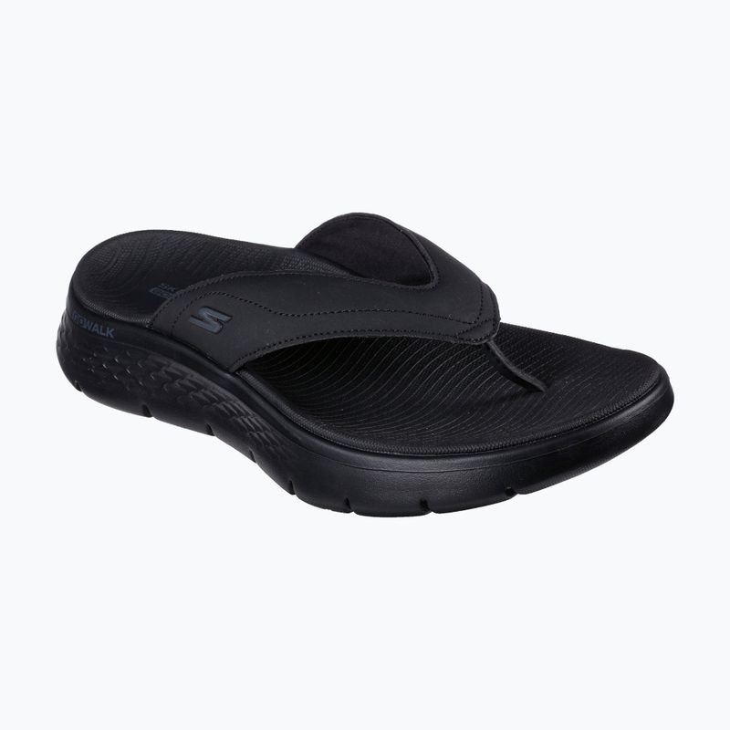 Férfi SKECHERS Go Walk Flex szandál Vallejo fekete