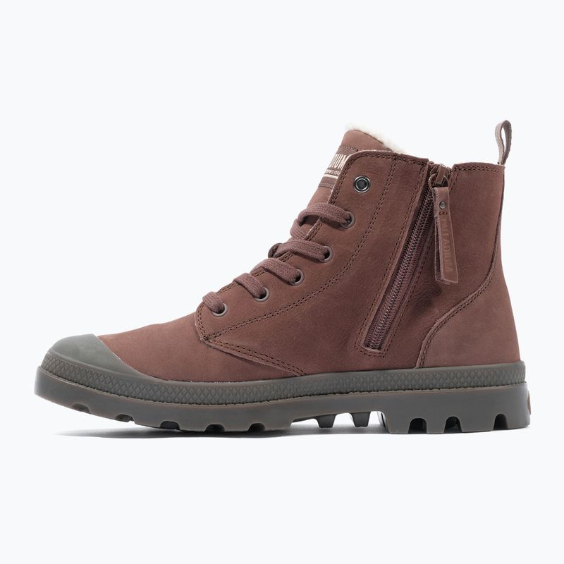 Férfi Palladium Pampa HI ZIP WL csizma yak barna 9