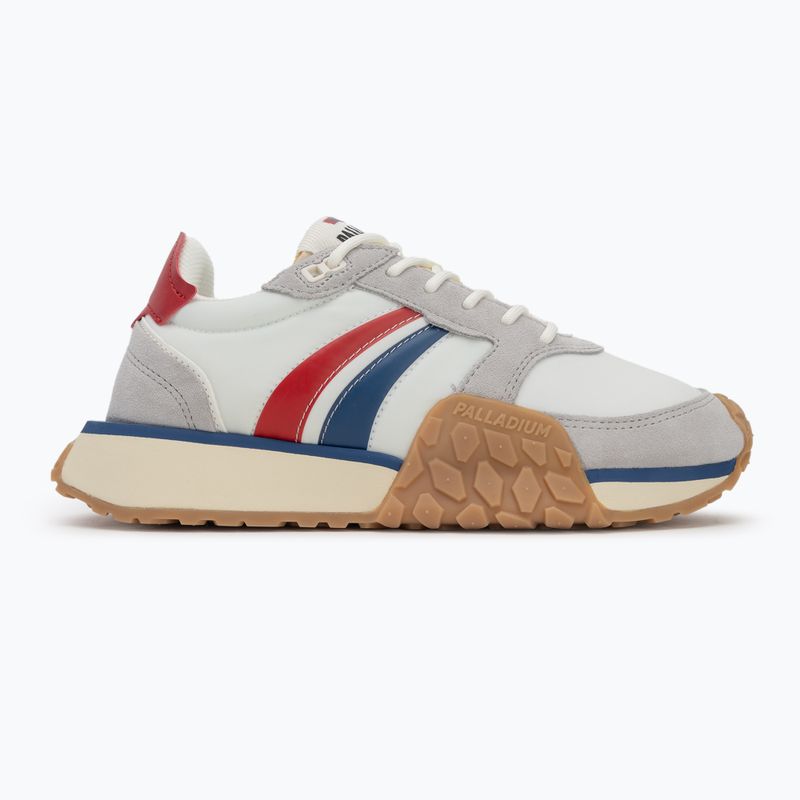 Palladium Troop Runner Flame fehér/ chili/ kék cipő 2