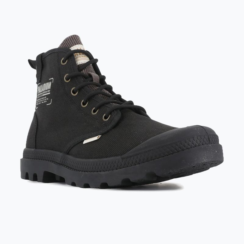 Palladium Pampa Michigan fekete cipő 8