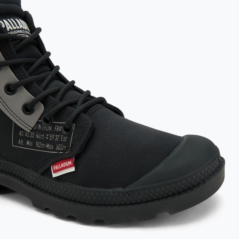 Palladium Pampa Hi Dare Zip fekete/fekete cipő 7