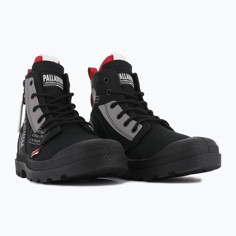 Palladium Pampa Hi Dare Zip fekete/fekete cipő 4