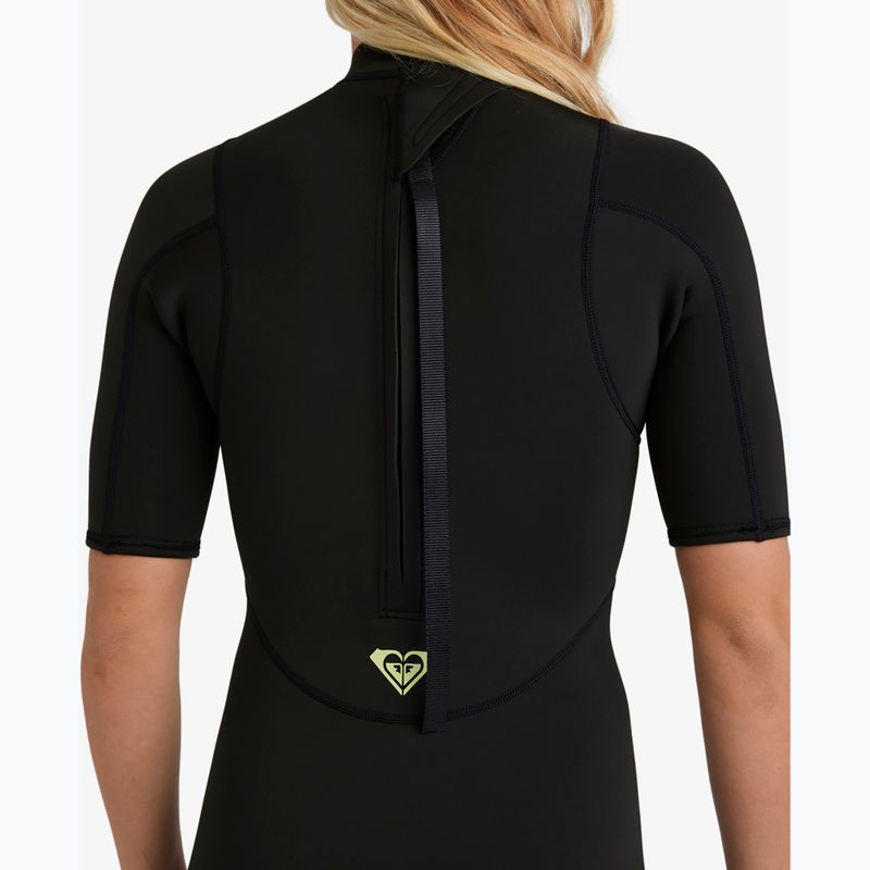 Női neoprénruha ROXY 2/2 mm Prologue+ SS Springsuit Flock black 6