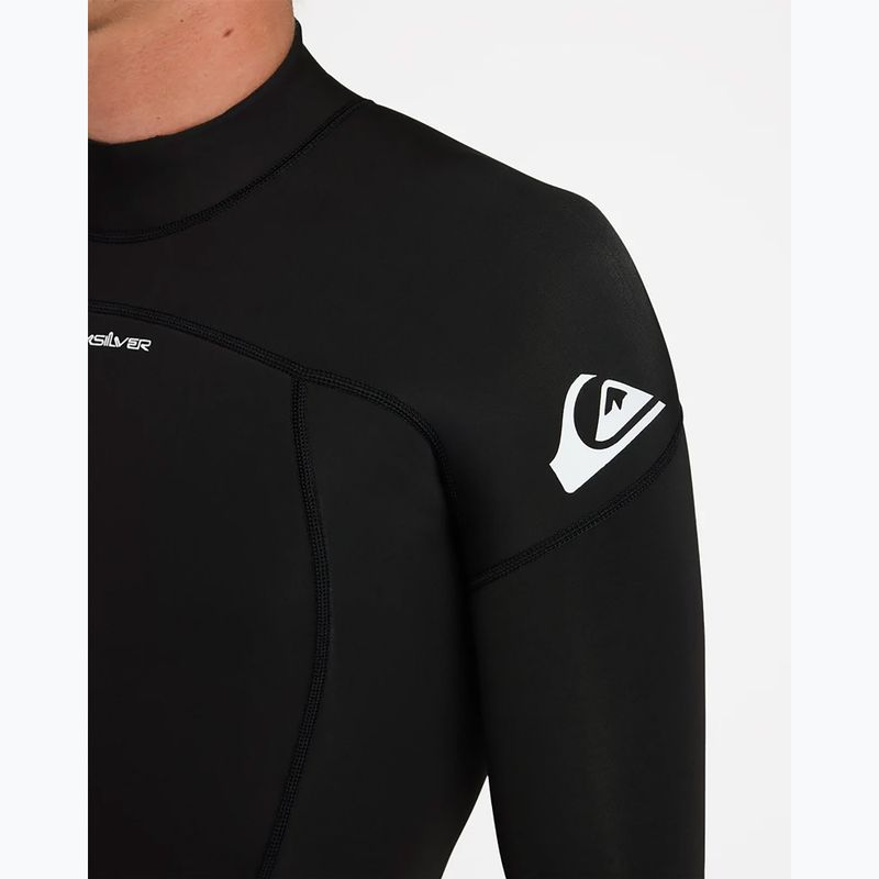 Férfi úszó neoprén Quiksilver Prologue+ 3/2 mm Back Zip Flatlock black 5
