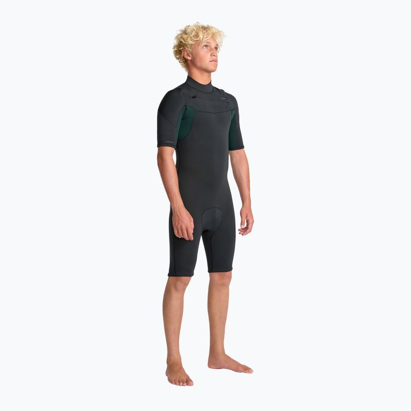 Férfi úszó neoprén Quiksilver Everyday Sessions 2/2 mm Chest Zip SS Spring jade 3