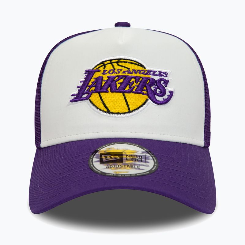 Férfi baseballsapka New Era Team Colour Block Trucker Los Angeles Lakers open misc 2