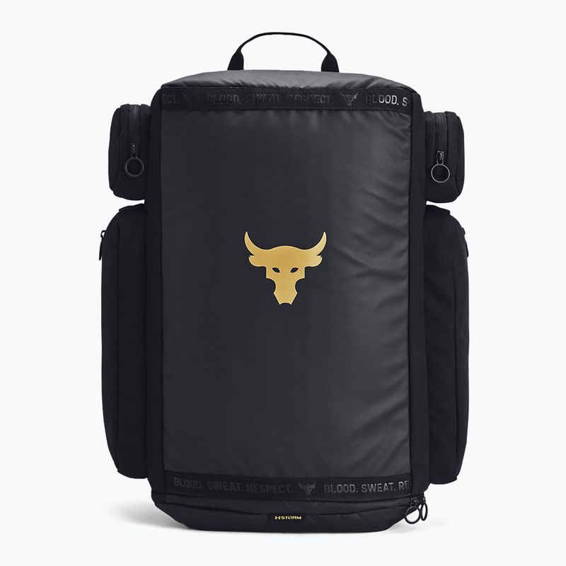 Férfi túra hátizsák Under Armour Project Rock black/black/metallic gold