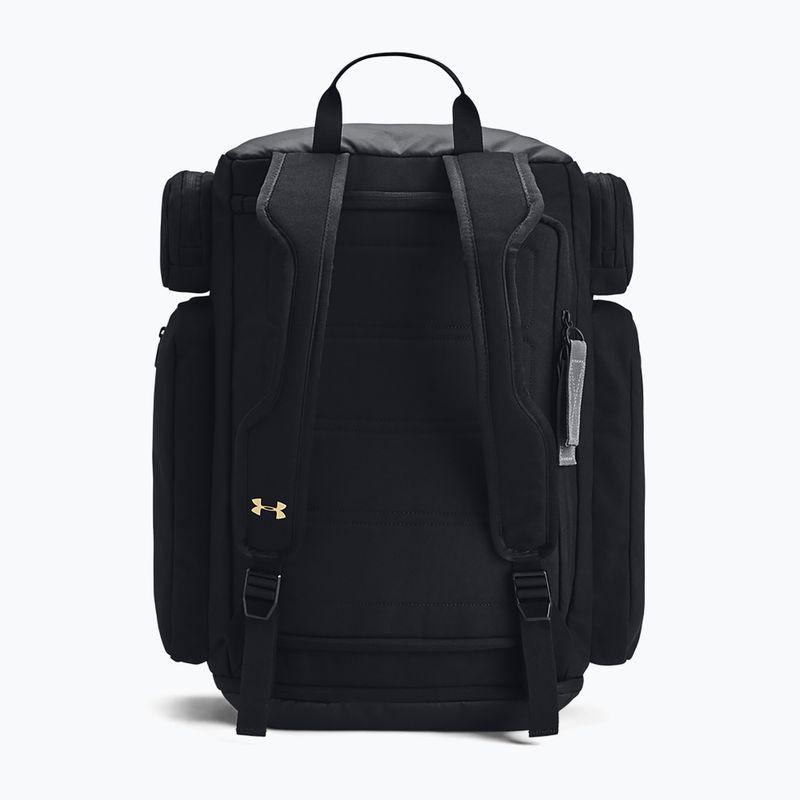 Férfi túra hátizsák Under Armour Project Rock black/black/metallic gold 2