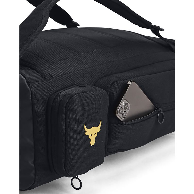 Férfi túra hátizsák Under Armour Project Rock black/black/metallic gold 6