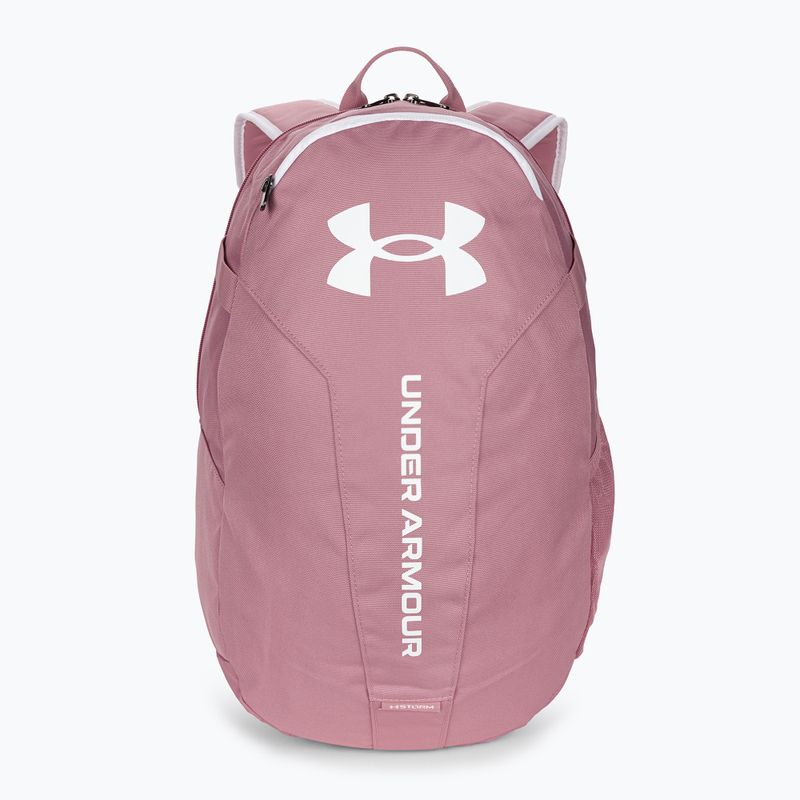 Under Armour Hustle Lite 24 l rózsaszín elixír/fehér/fehér városi hátizsák